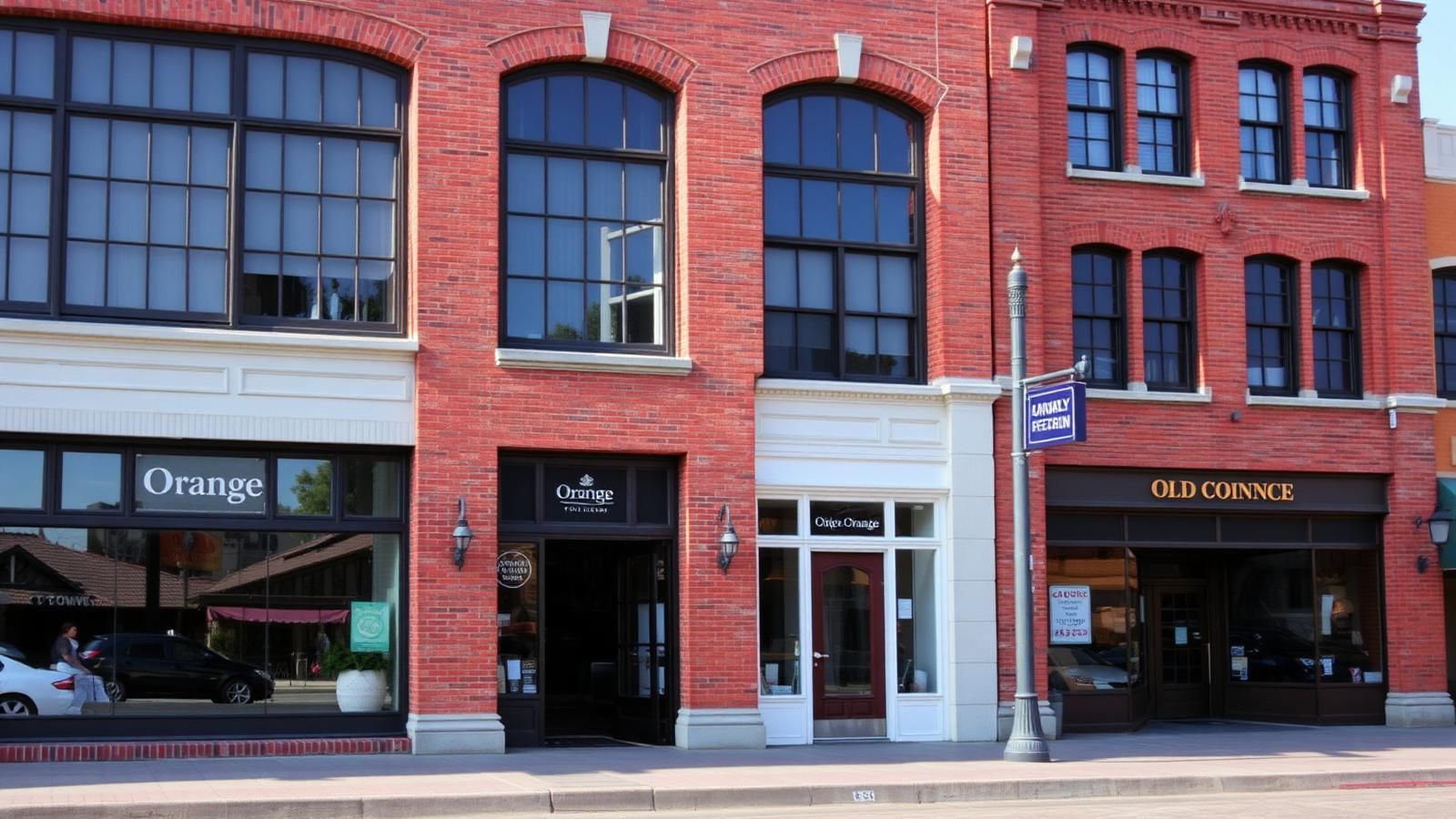 Commercial glass services in Orange